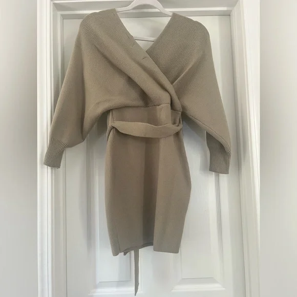 Lulus Modena Doleman Sleeve Bodycon Sweater Dress - Picture 1 of 3